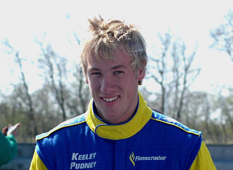 Keeley Pudney frisk fra New Zealand, og klar til Peugeot 207 Spider Cup i Danmark.